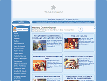 Tablet Screenshot of mosteiroimaculadaconceicao.org.br